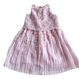 Billieblush Girls Pink Sequence Chiffon Fancy Party Dress size 2